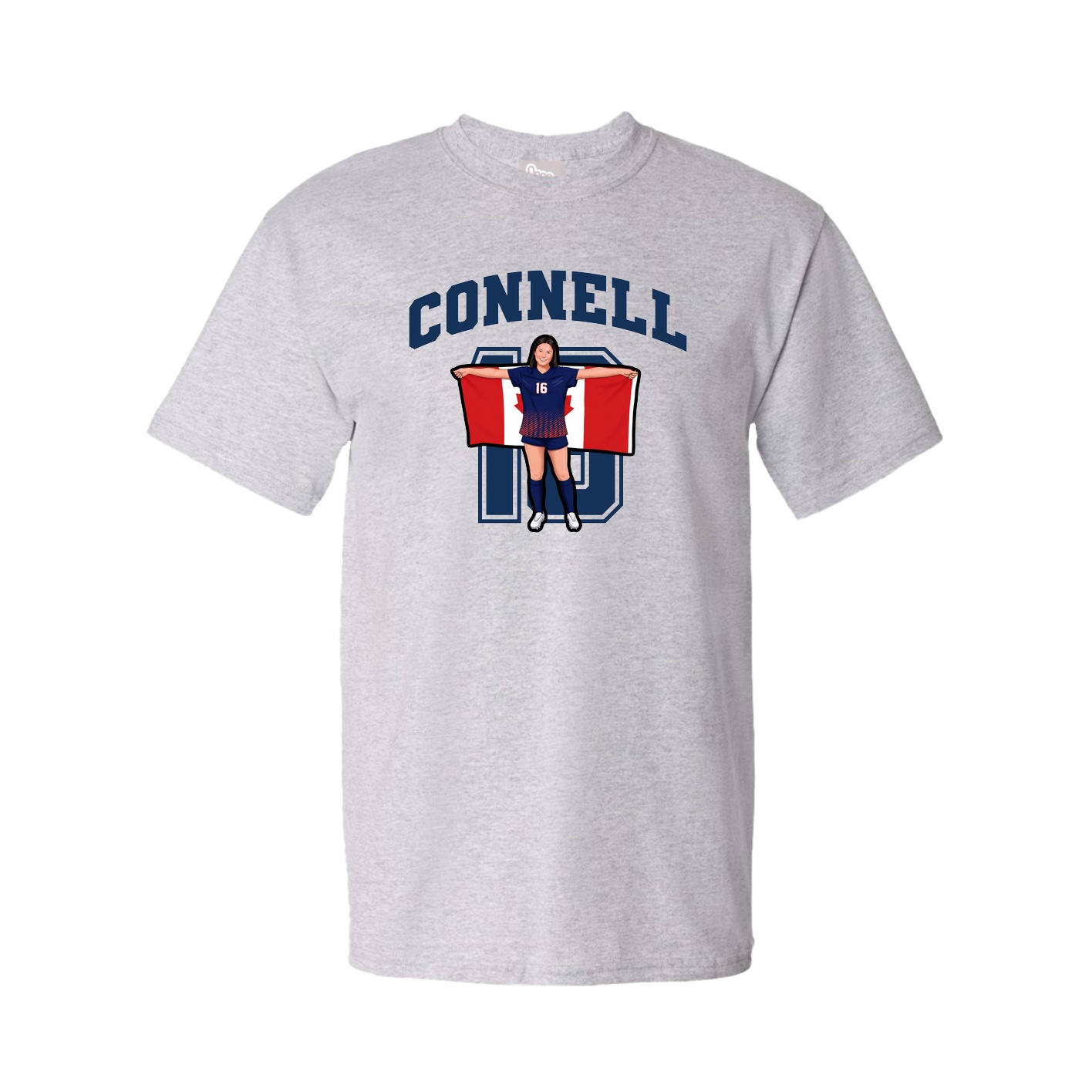 Tee — Number in Grey