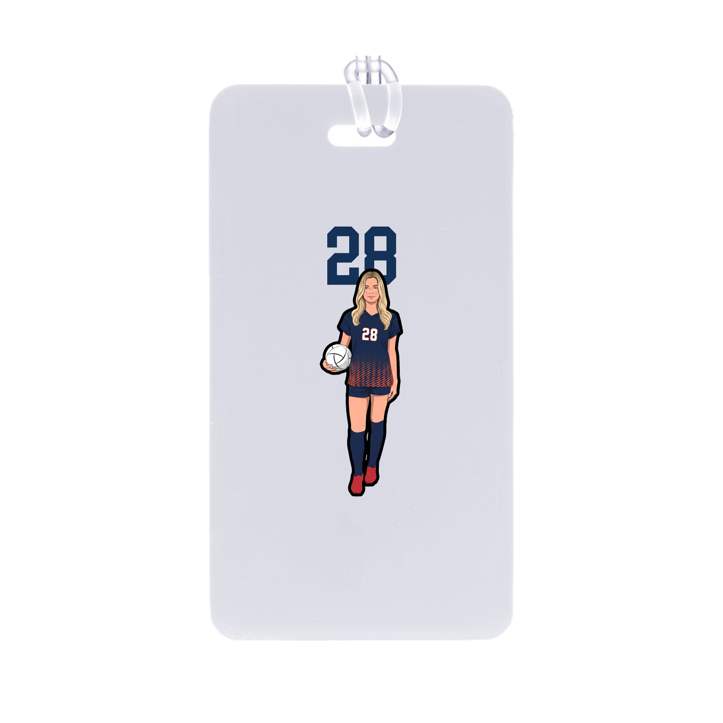 Bag Tag — Number Top in Classic