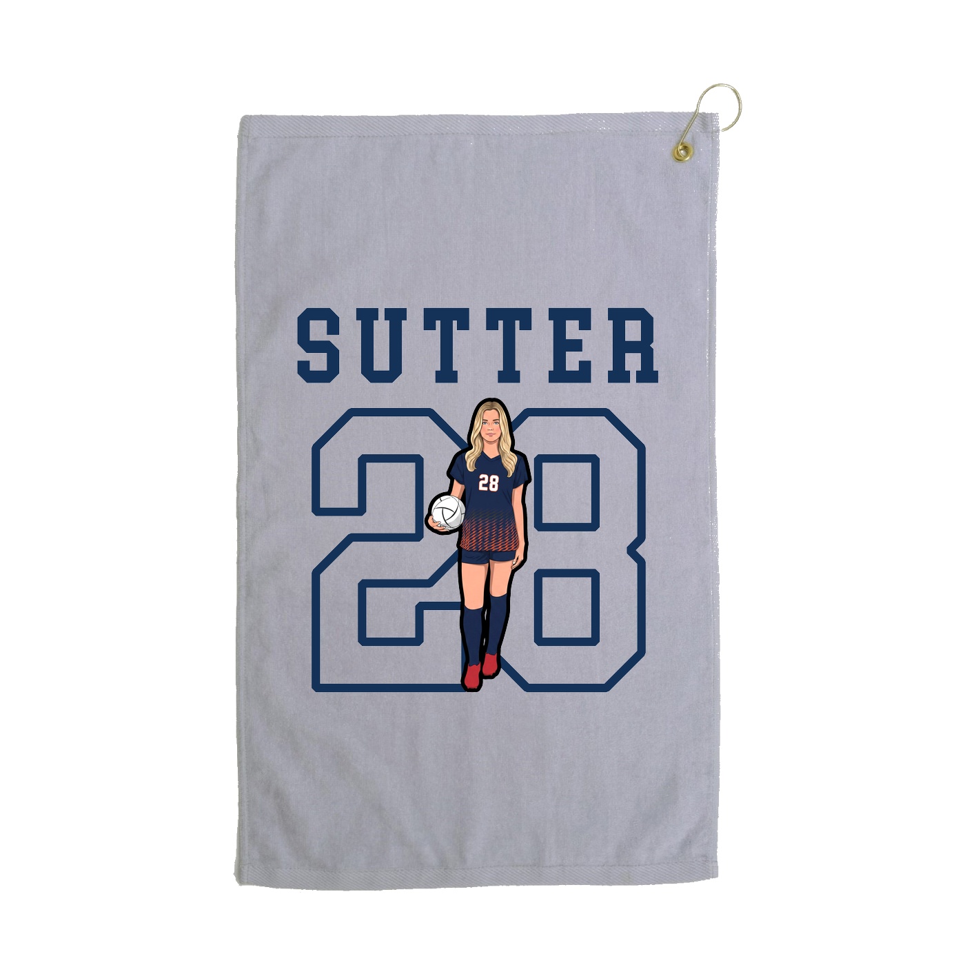 Golf Towel — Shirsey in Grey