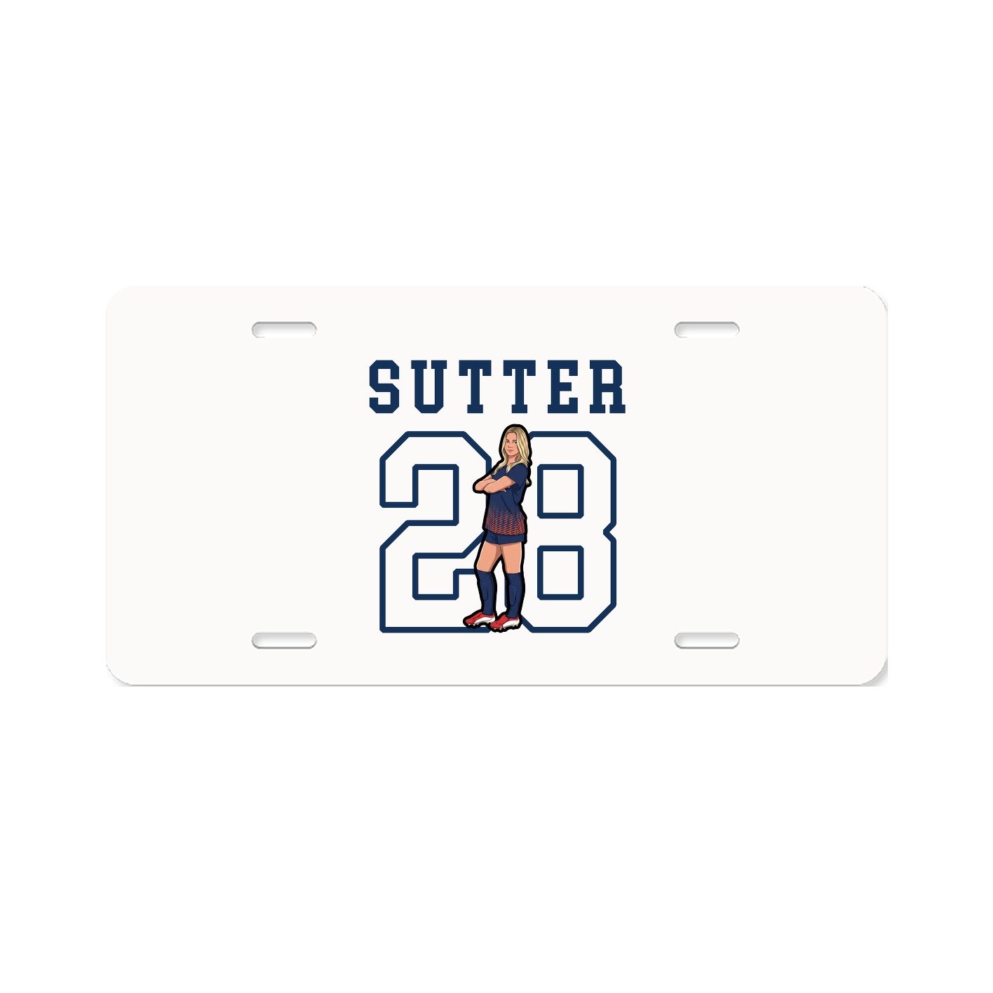 License Plate — Shirsey in Classic
