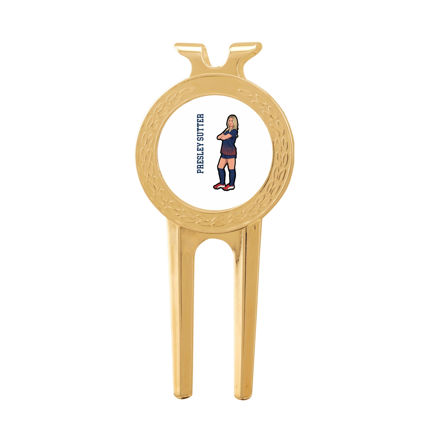 Divot Tool with Ball Marker — Name Vertical in Classic