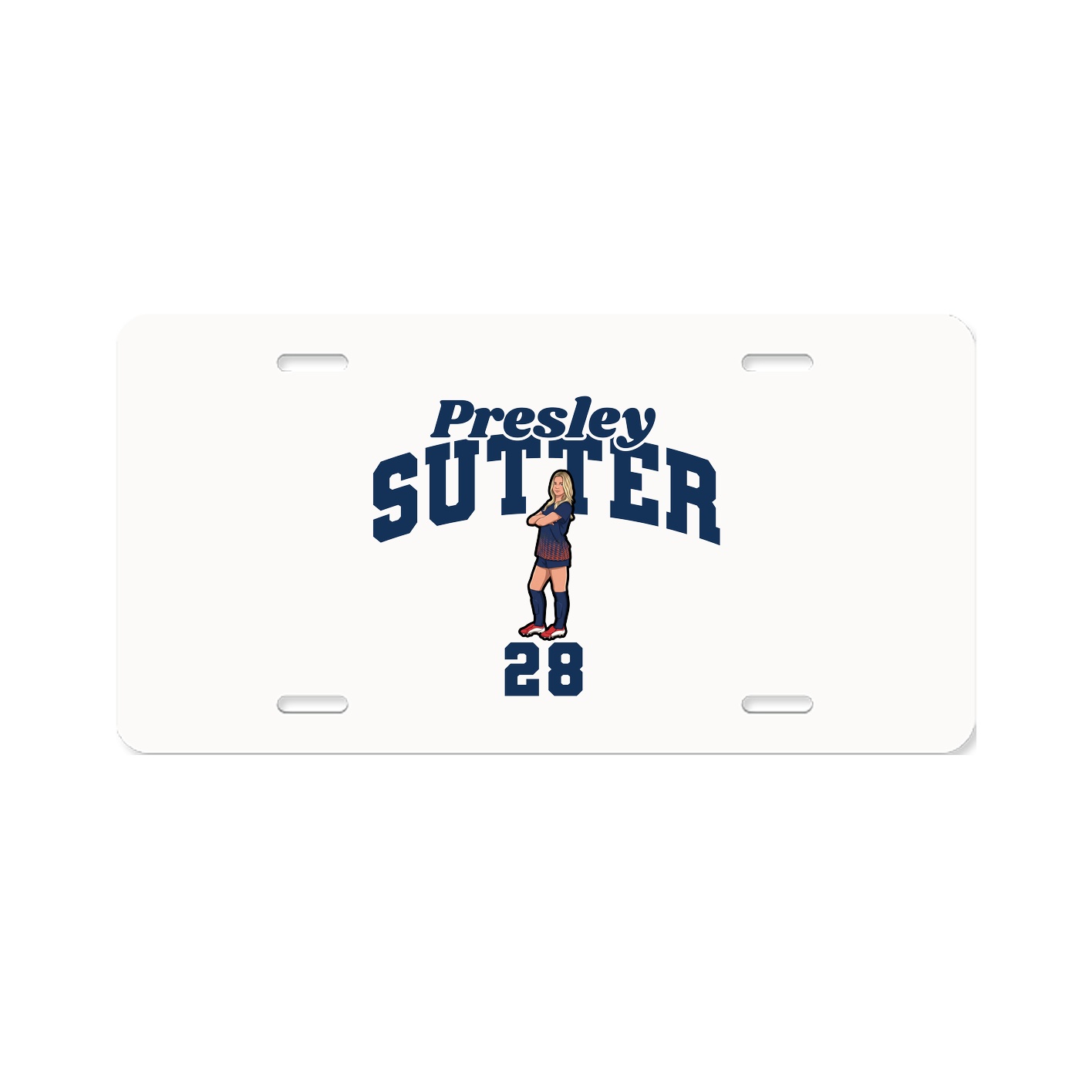 License Plate — Signature Arch in Classic