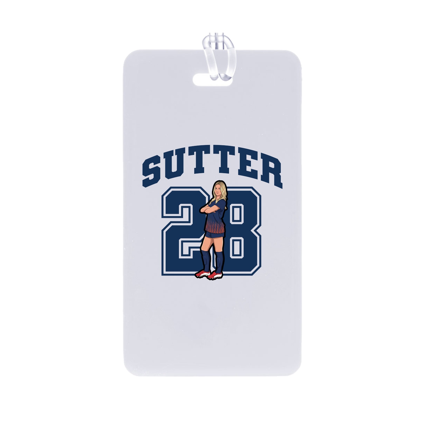 Bag Tag — Number in Classic