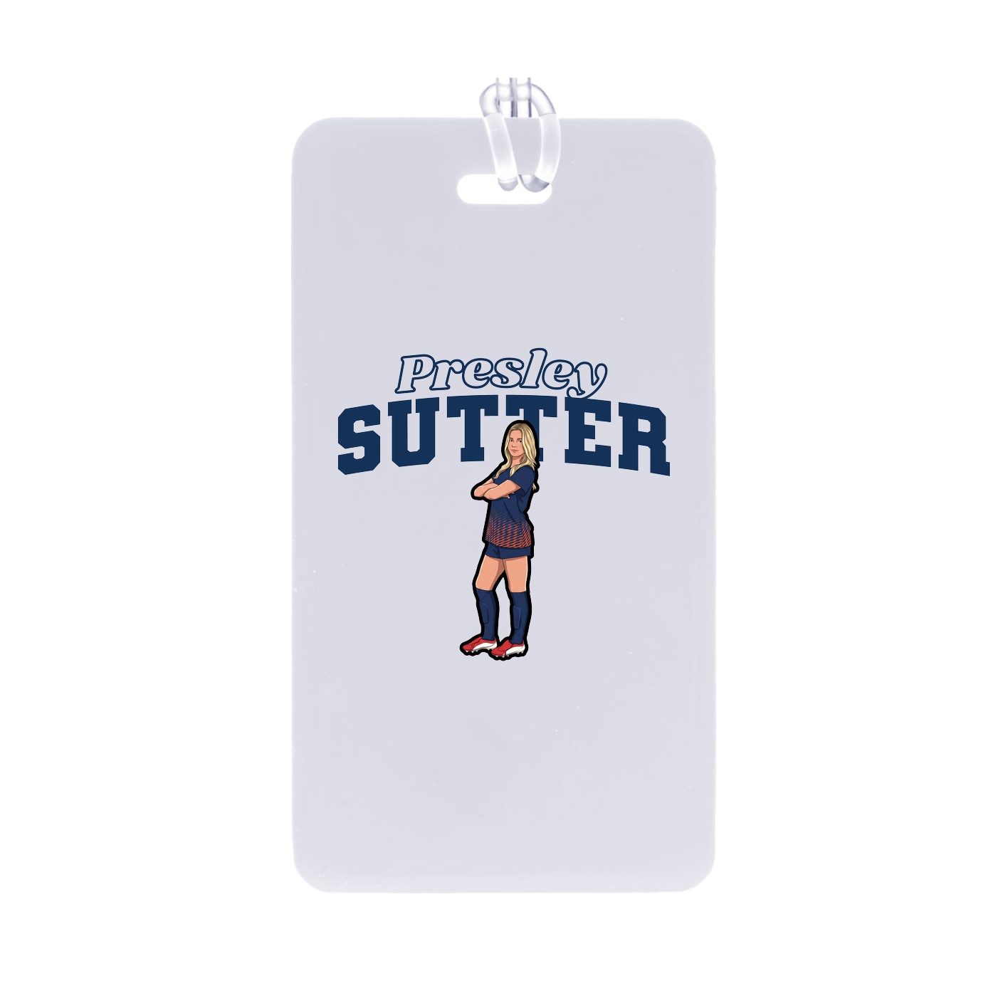 Bag Tag — Name Arch in Classic