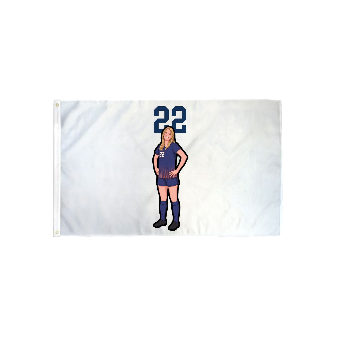 3x5 Flag — Number Top in Classic