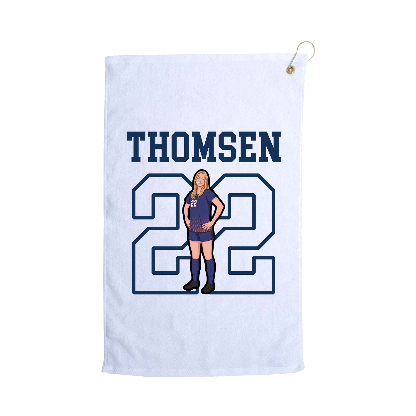 Golf Towel — Shirsey in White