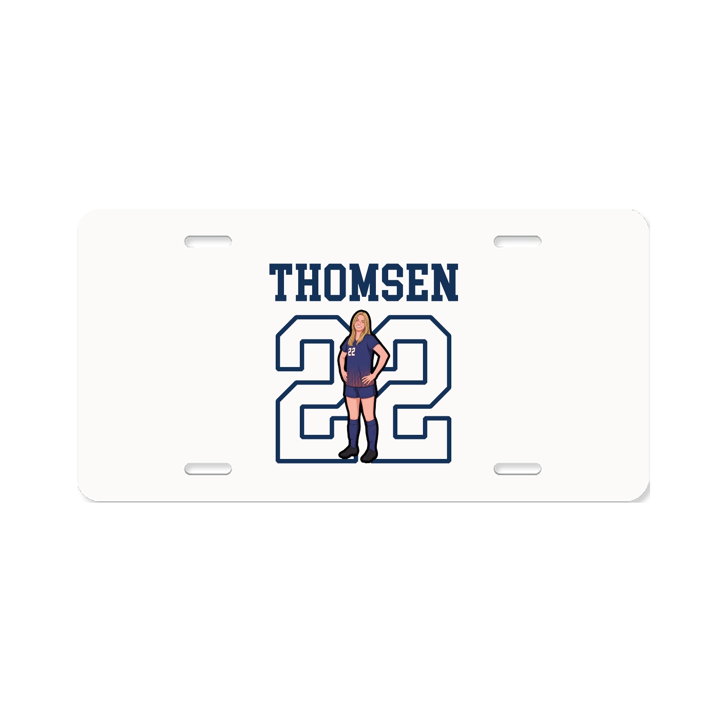 License Plate — Shirsey in Classic