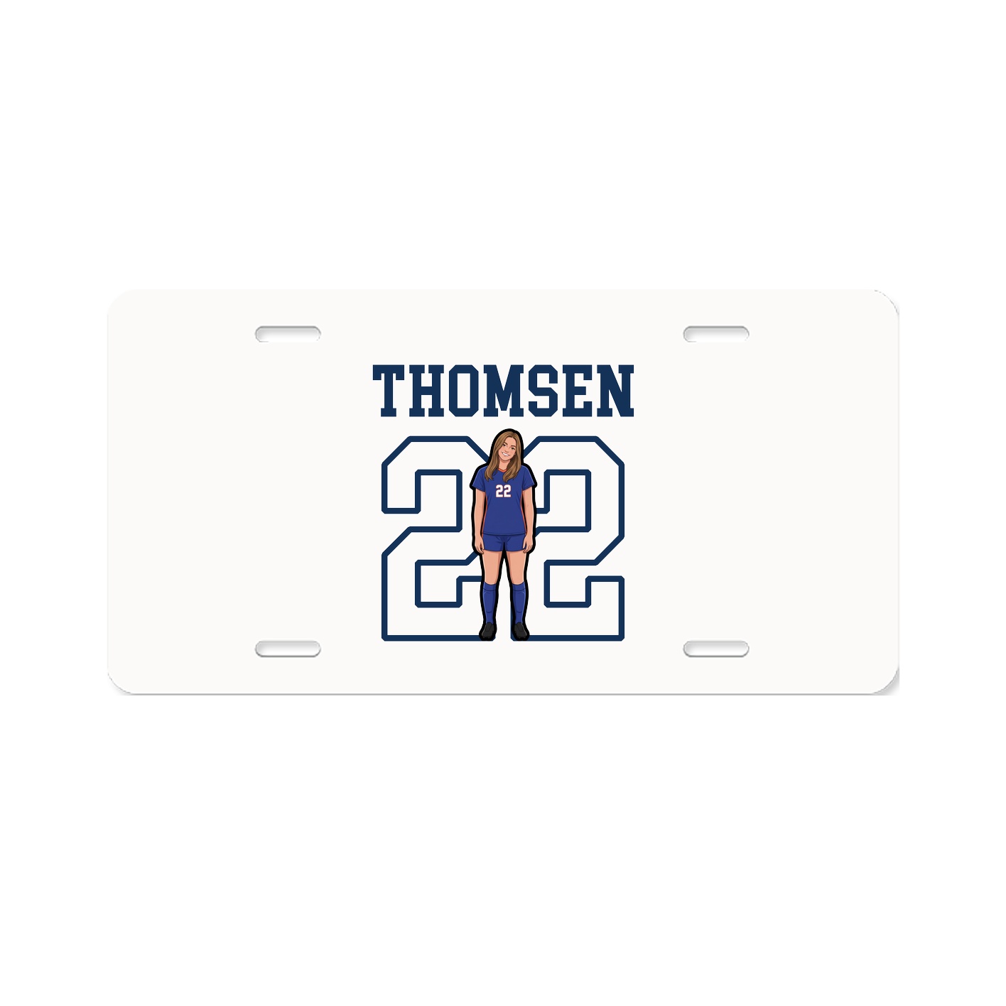 License Plate — Shirsey in Classic
