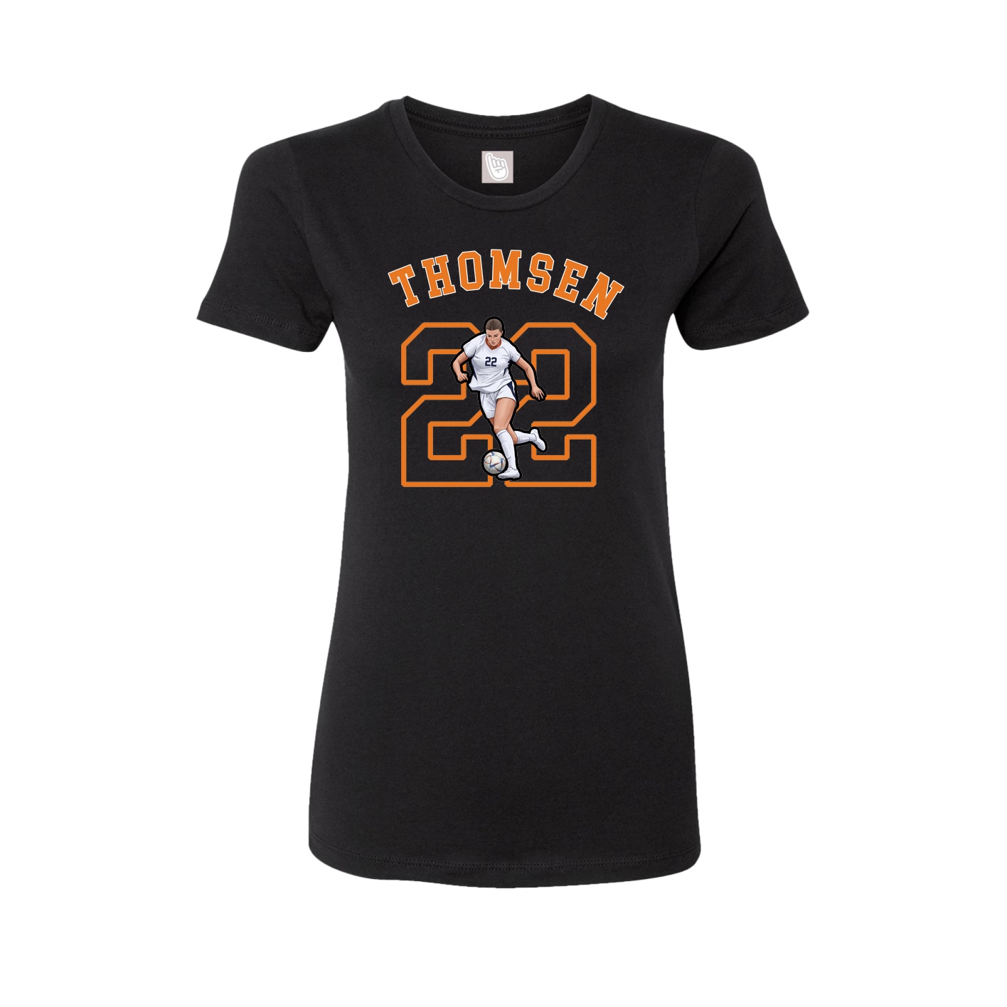 Fitted Women's Tee — Shirsey Arch in Black