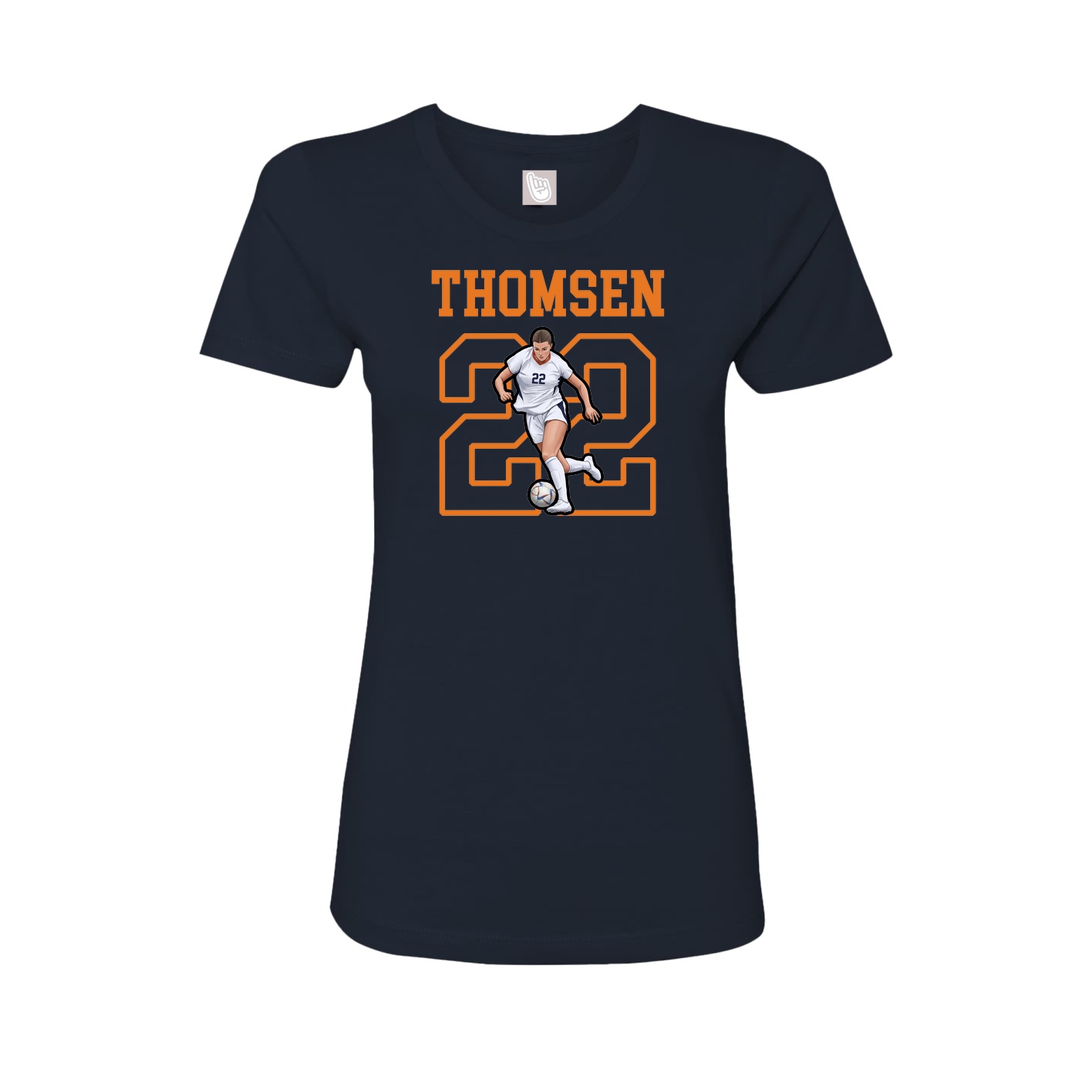 Fitted Women's Tee — Shirsey in Navy