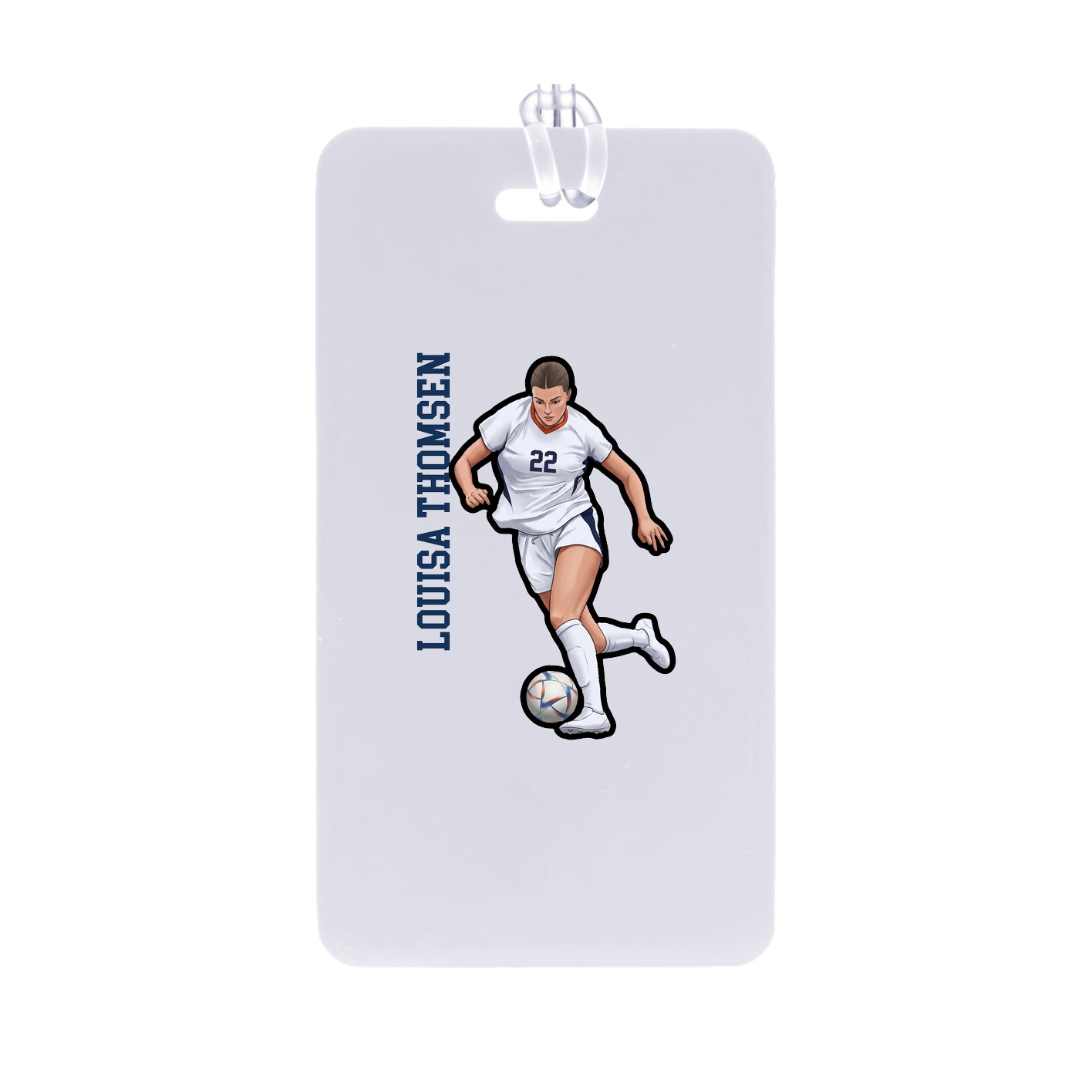 Bag Tag — Name Vertical in Classic