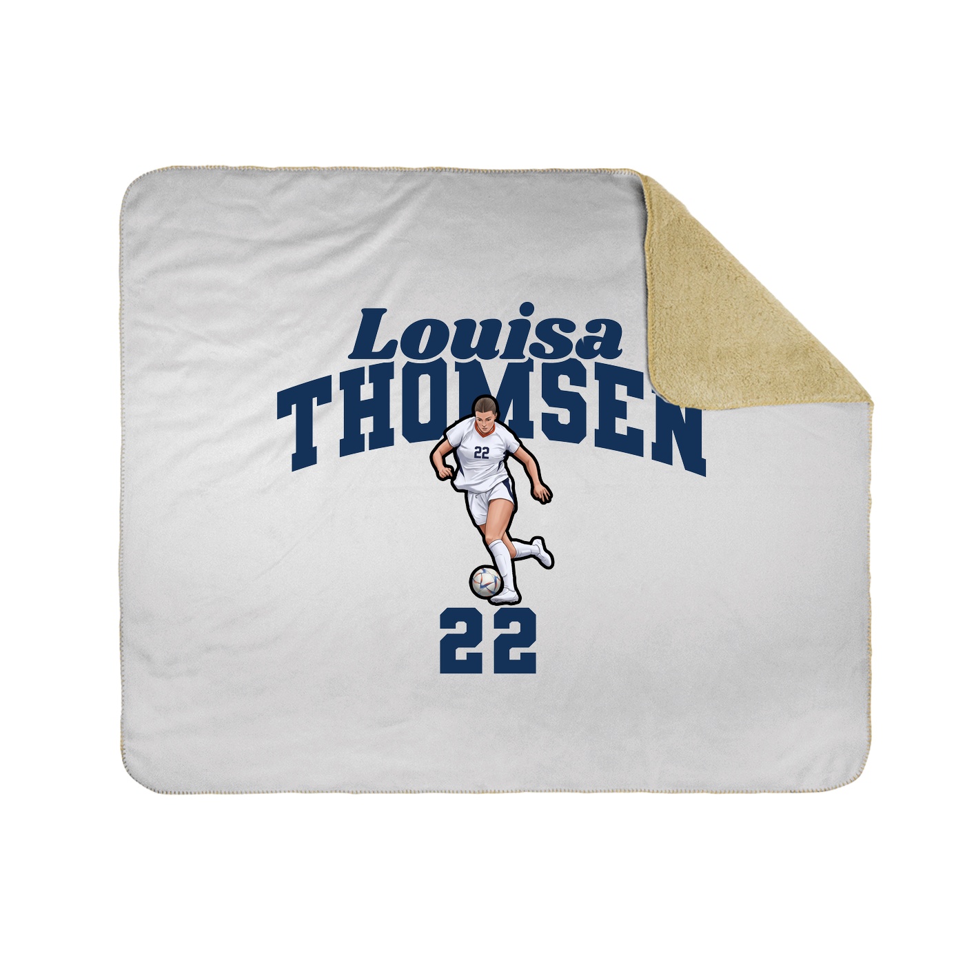 Throw Blanket — Signature Arch in White