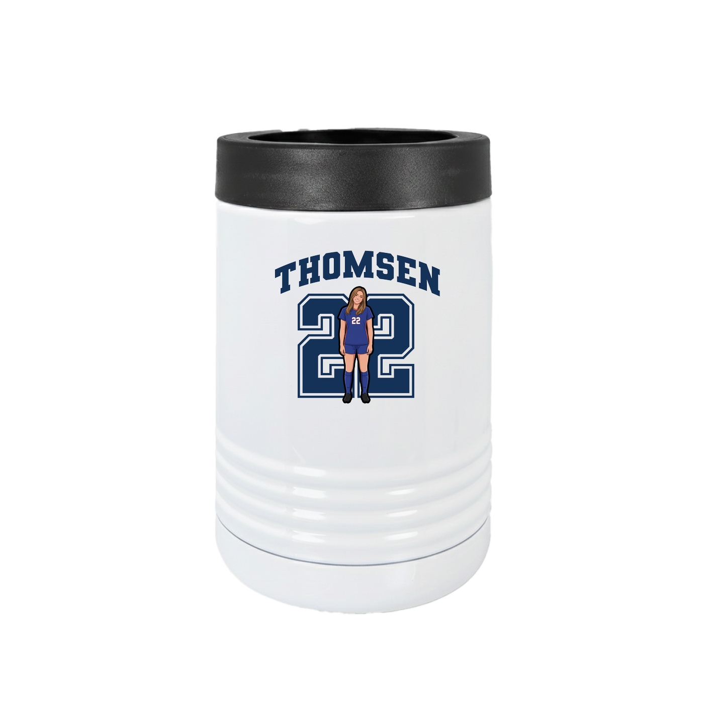 Beverage Holder — Number in White