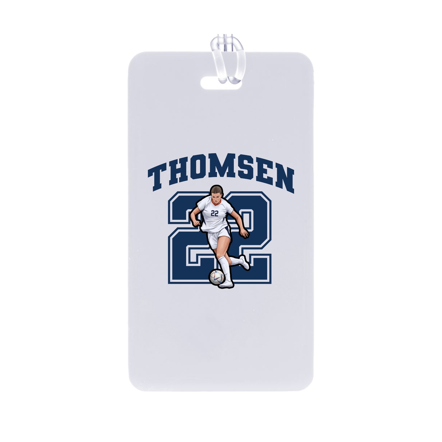 Bag Tag — Number in Classic