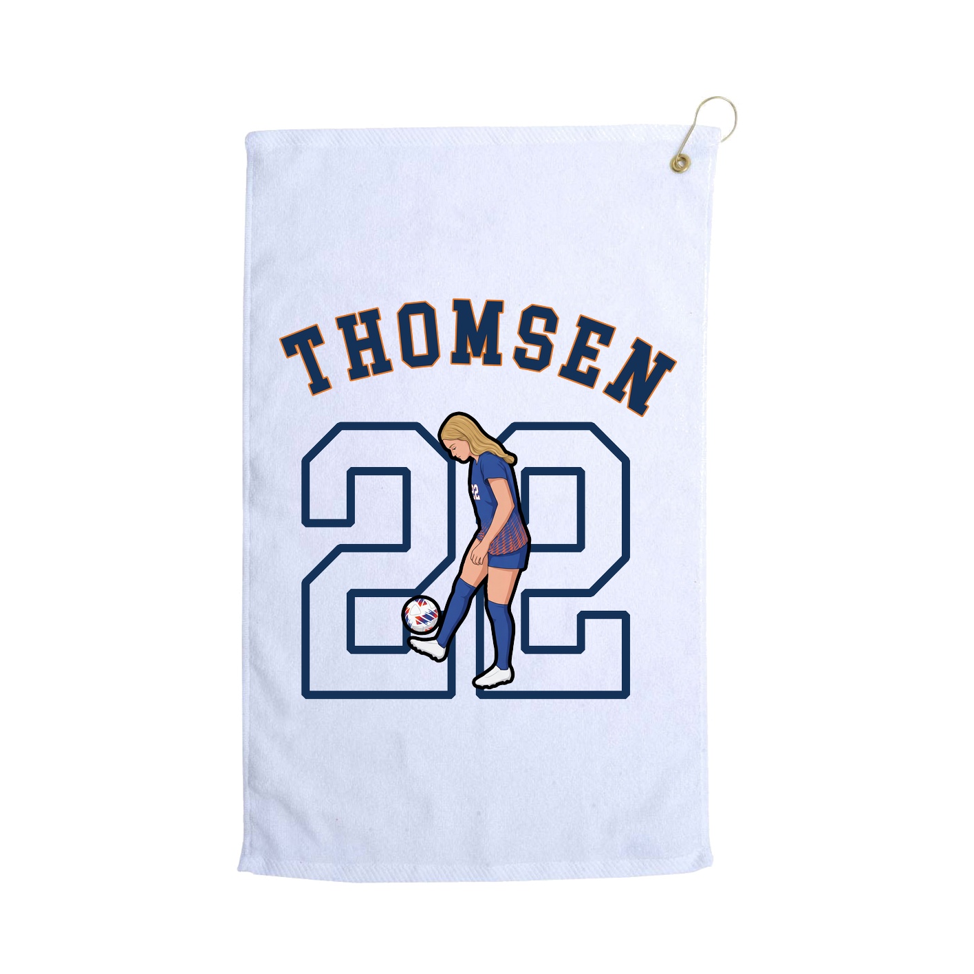 Golf Towel — Shirsey Arch in White