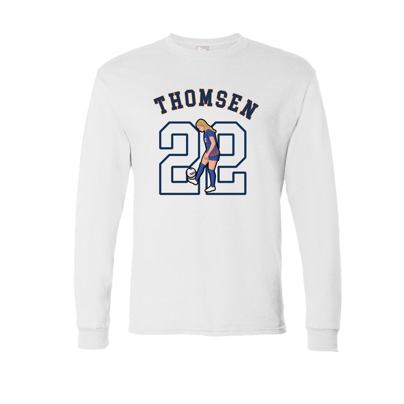 Long Sleeve Tee — Shirsey Arch in White