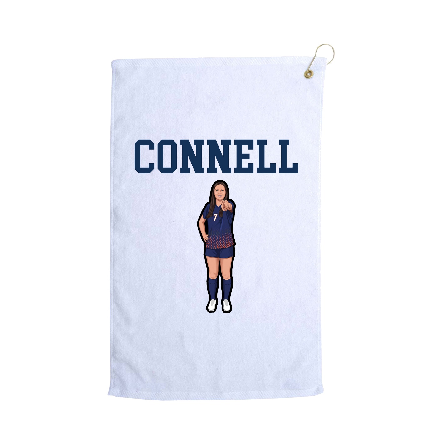 Golf Towel — Shirsey in White