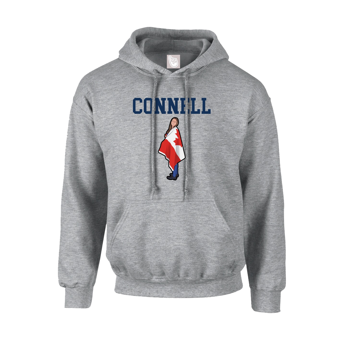 Youth Hoodie — Shirsey in Grey