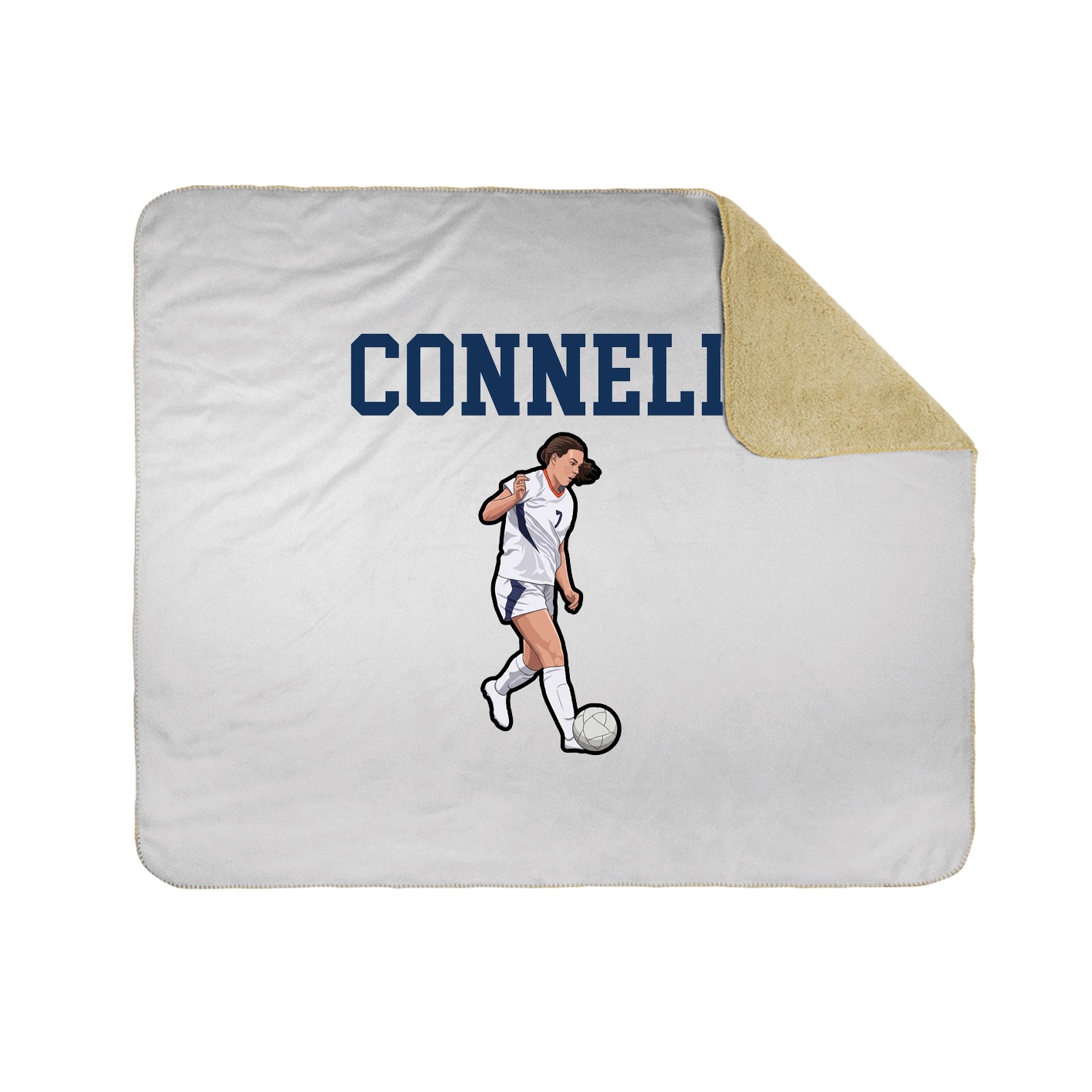 Throw Blanket — Shirsey in White