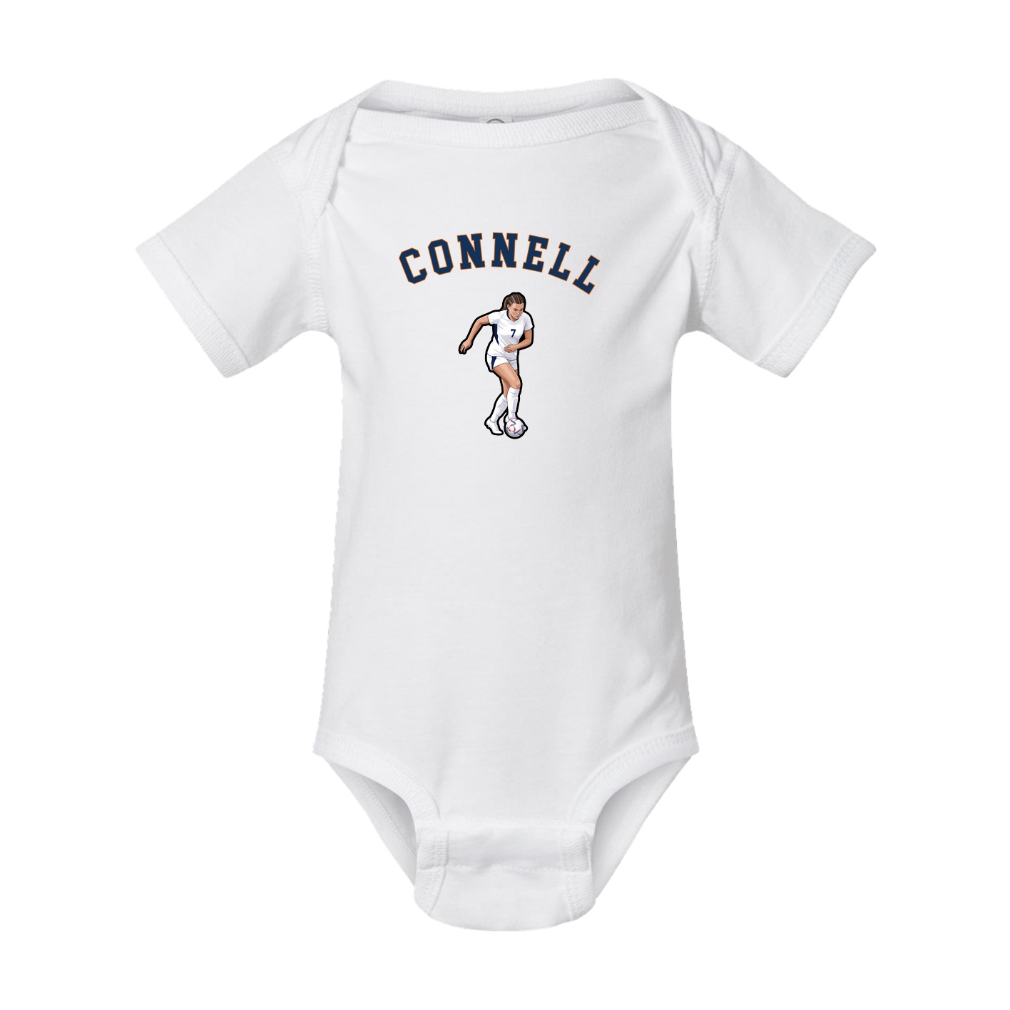 Baby Onesie — Shirsey Arch in White