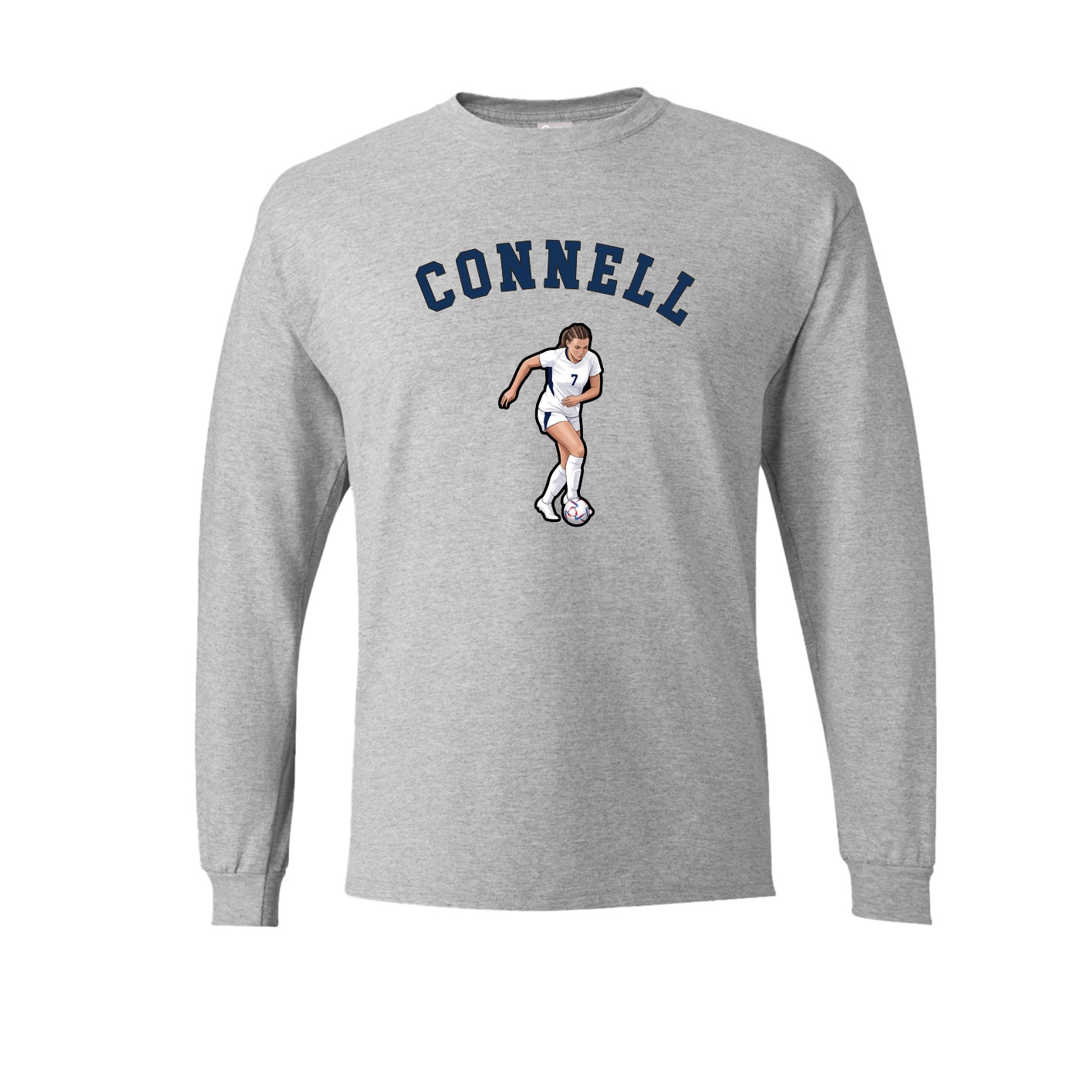 Long Sleeve Tee — Shirsey Arch in Grey
