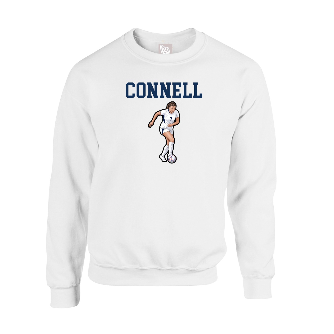 Fleece Crew — Shirsey in White