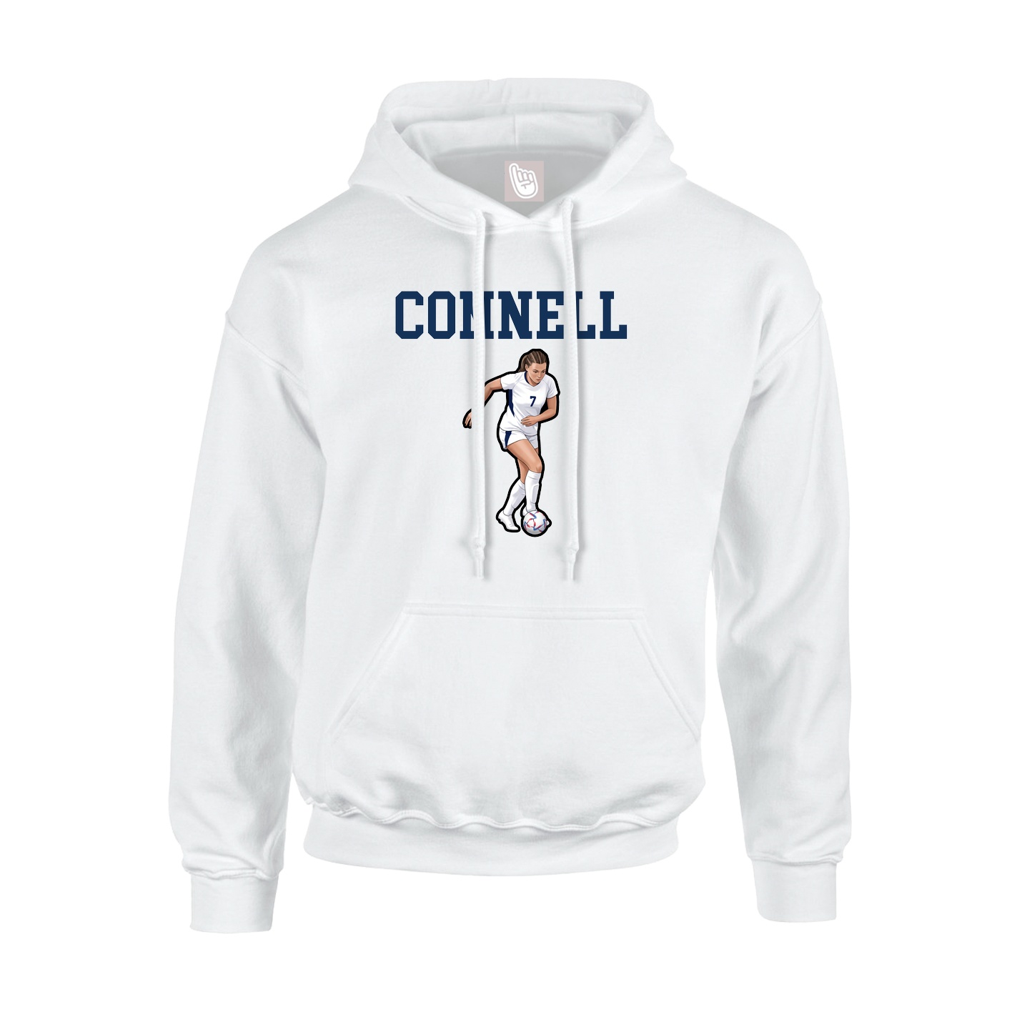 Youth Hoodie — Shirsey in White