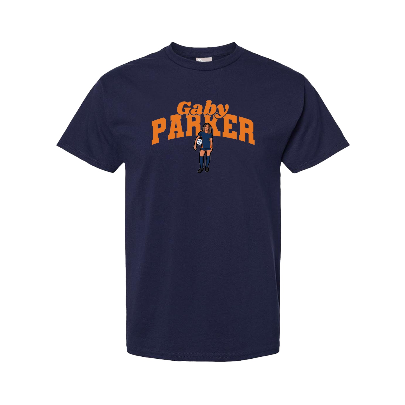 Youth Tee — Signature Arch in Navy