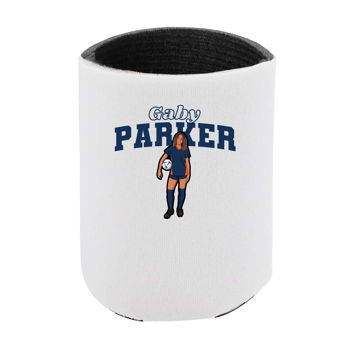 Can Holder — Name Arch in White