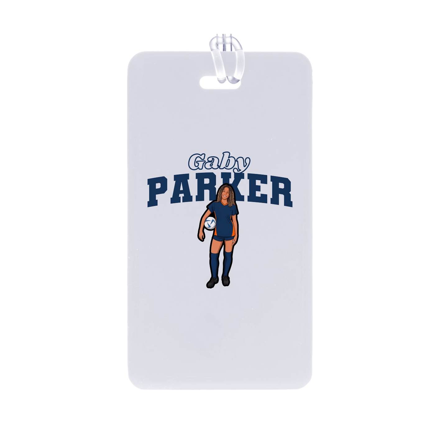 Bag Tag — Name Arch in Classic