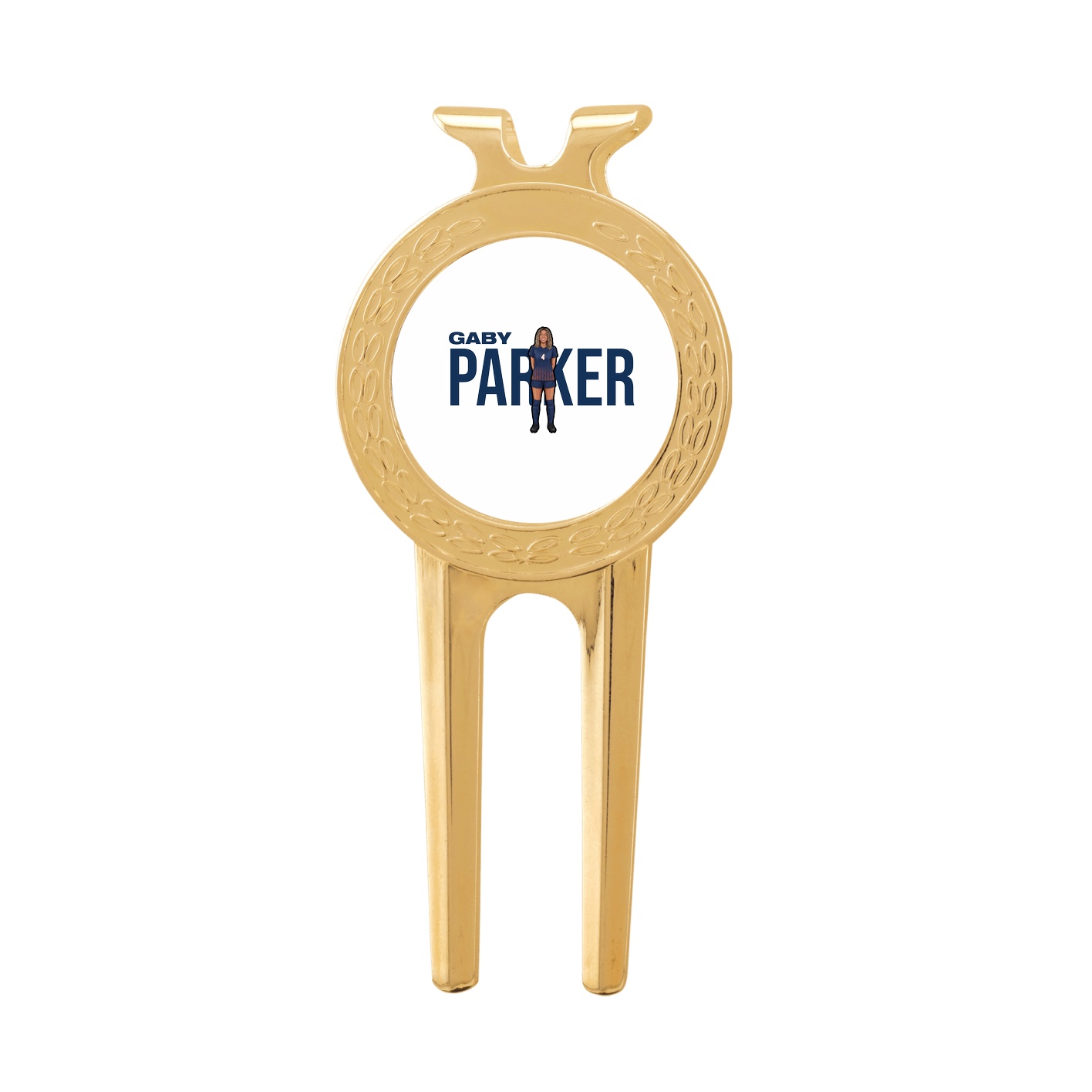 Divot Tool with Ball Marker — Player Name in Classic