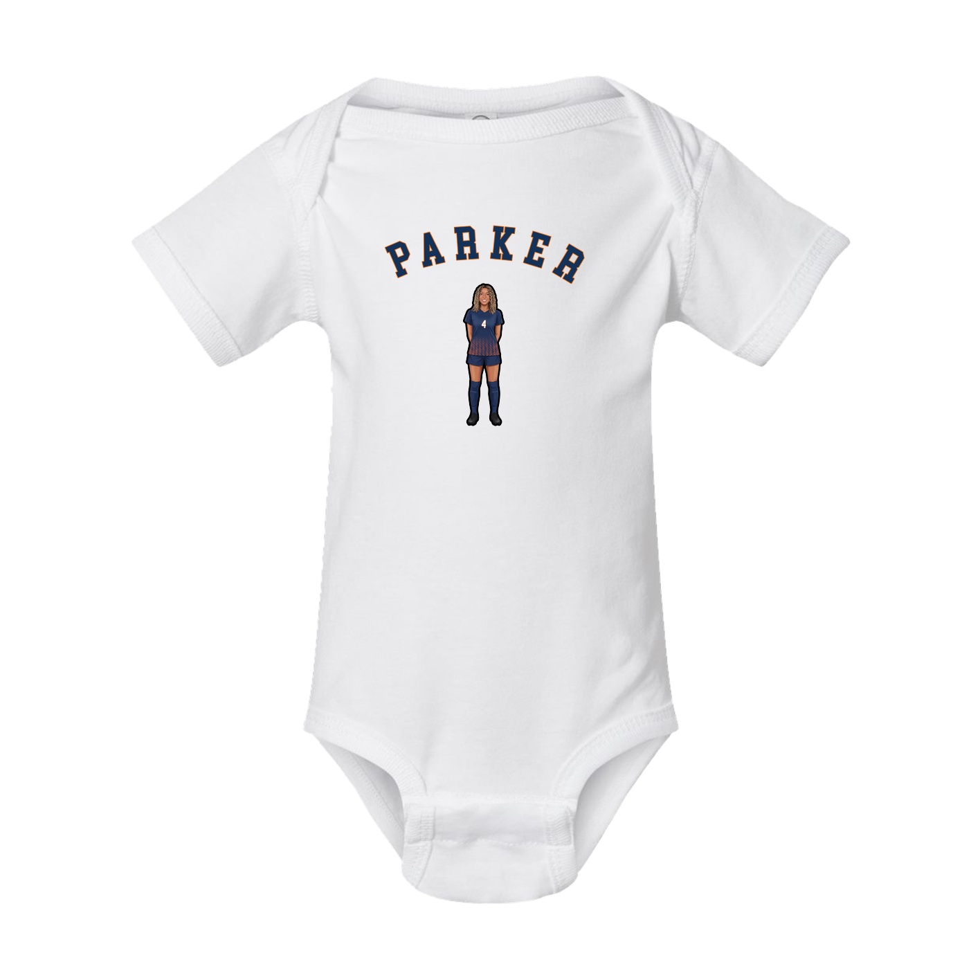 Baby Onesie — Shirsey Arch in White
