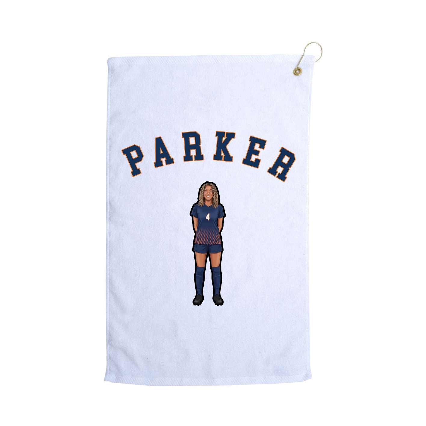 Golf Towel — Shirsey Arch in White