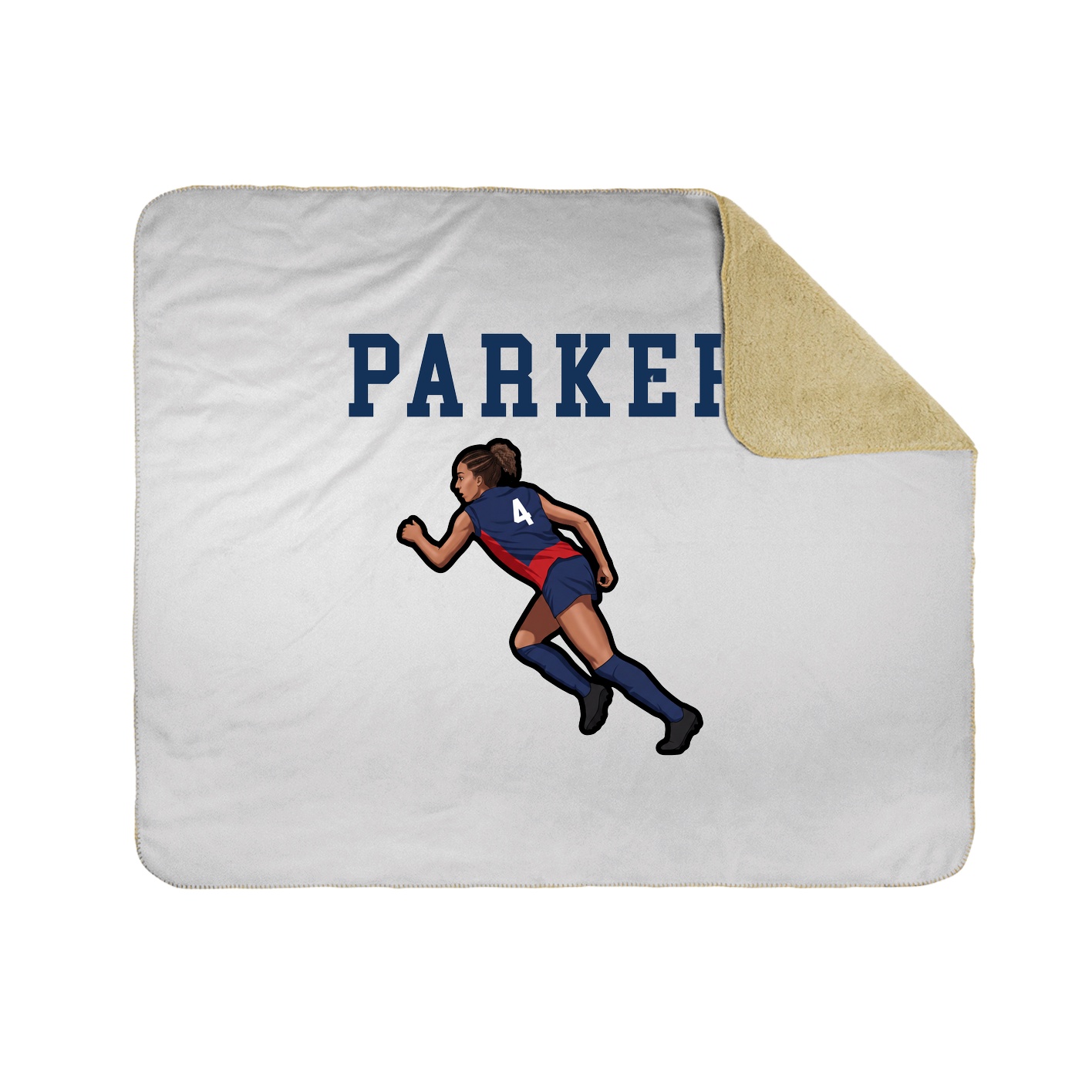 Throw Blanket — Shirsey in White