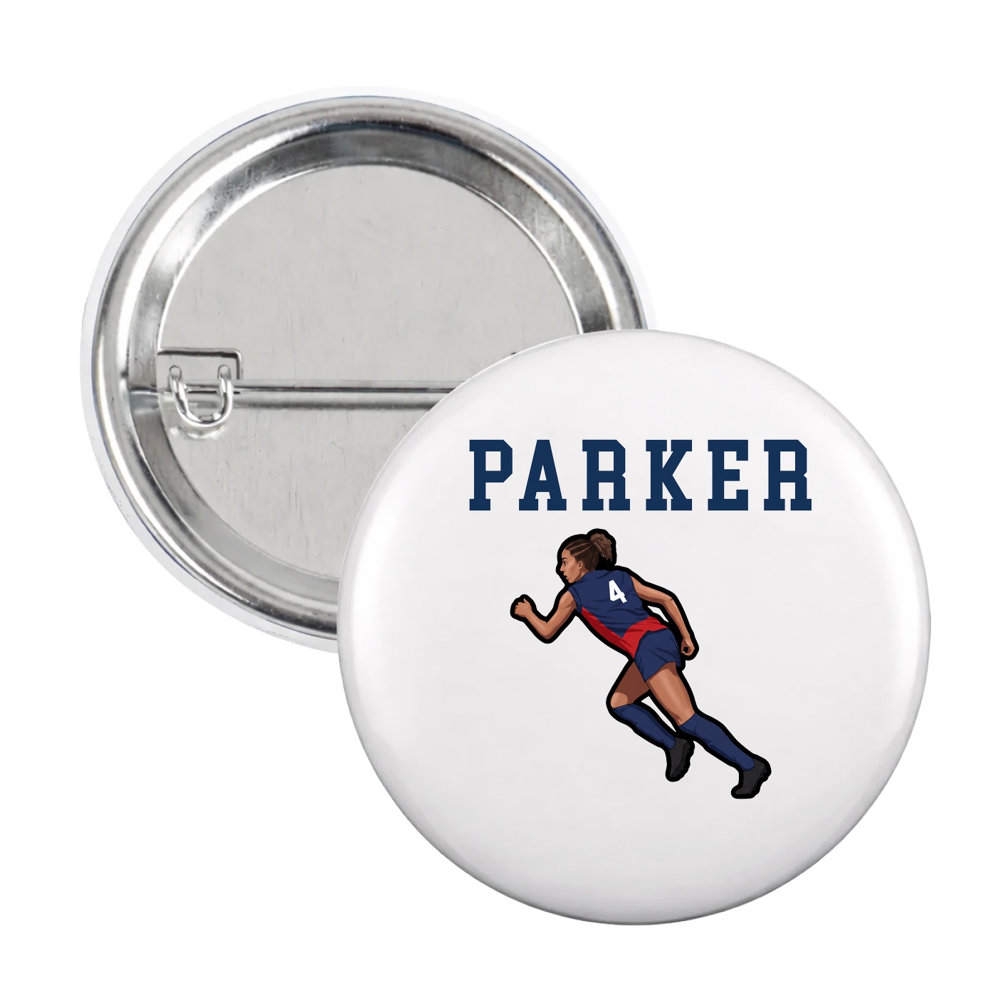 Game Day Button — Shirsey in White