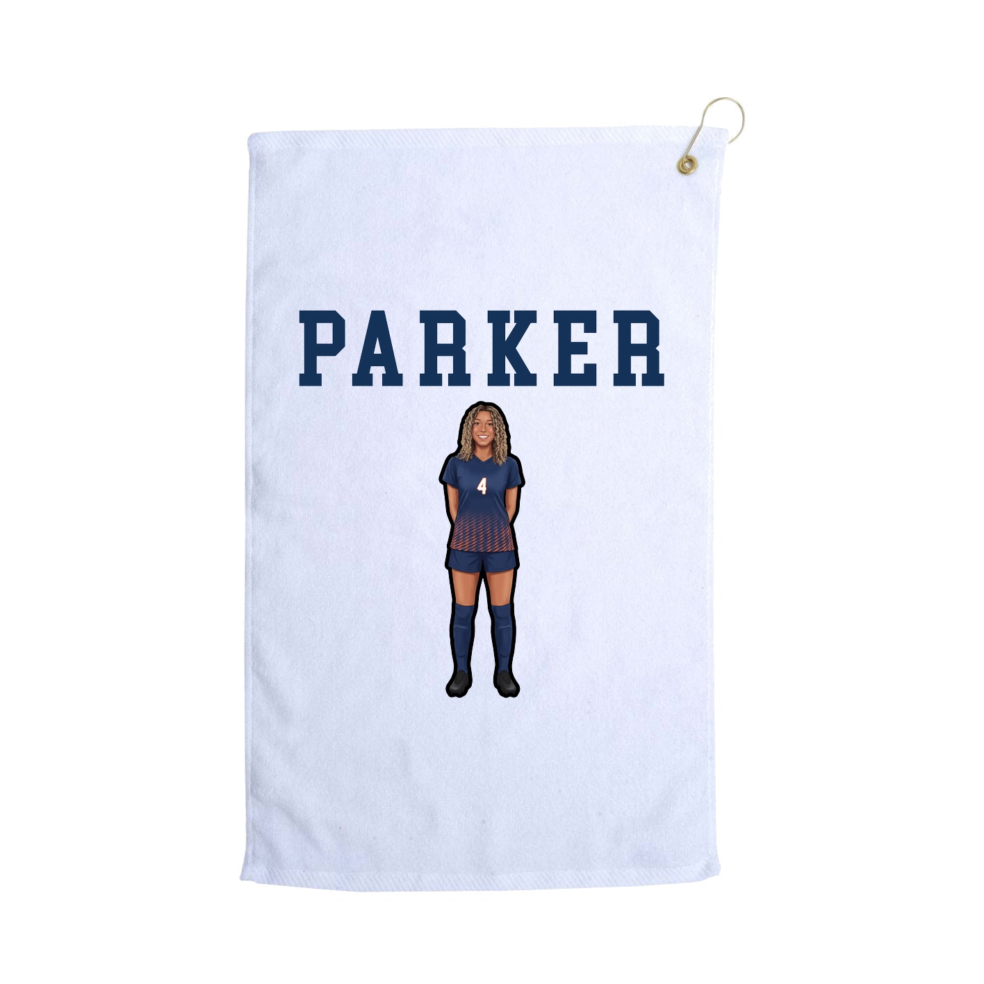 Golf Towel — Shirsey in White