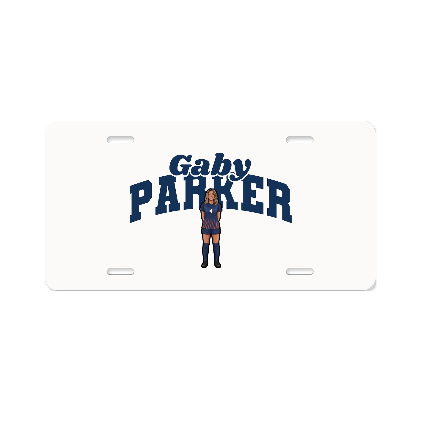 License Plate — Signature Arch in Classic
