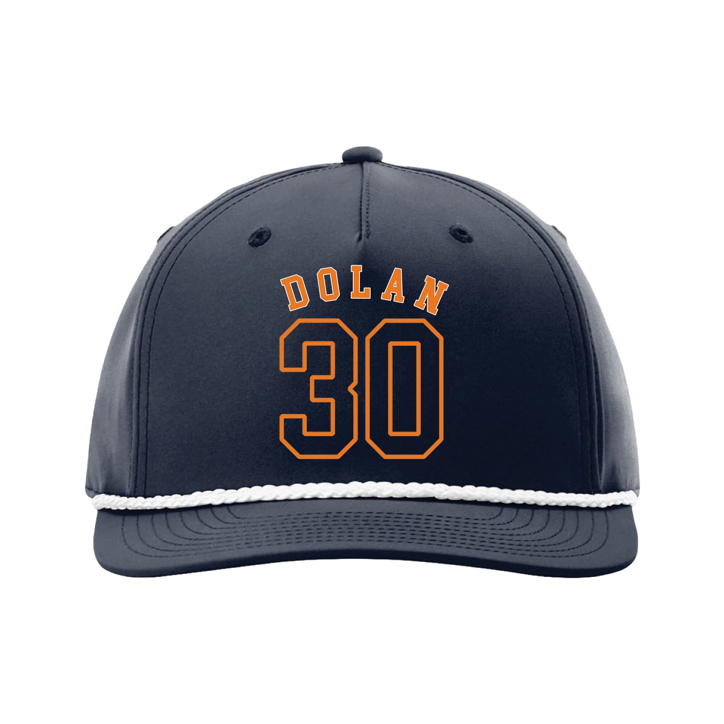 Five-Panel Classic Rope Cap — Shirsey Arch in Navy