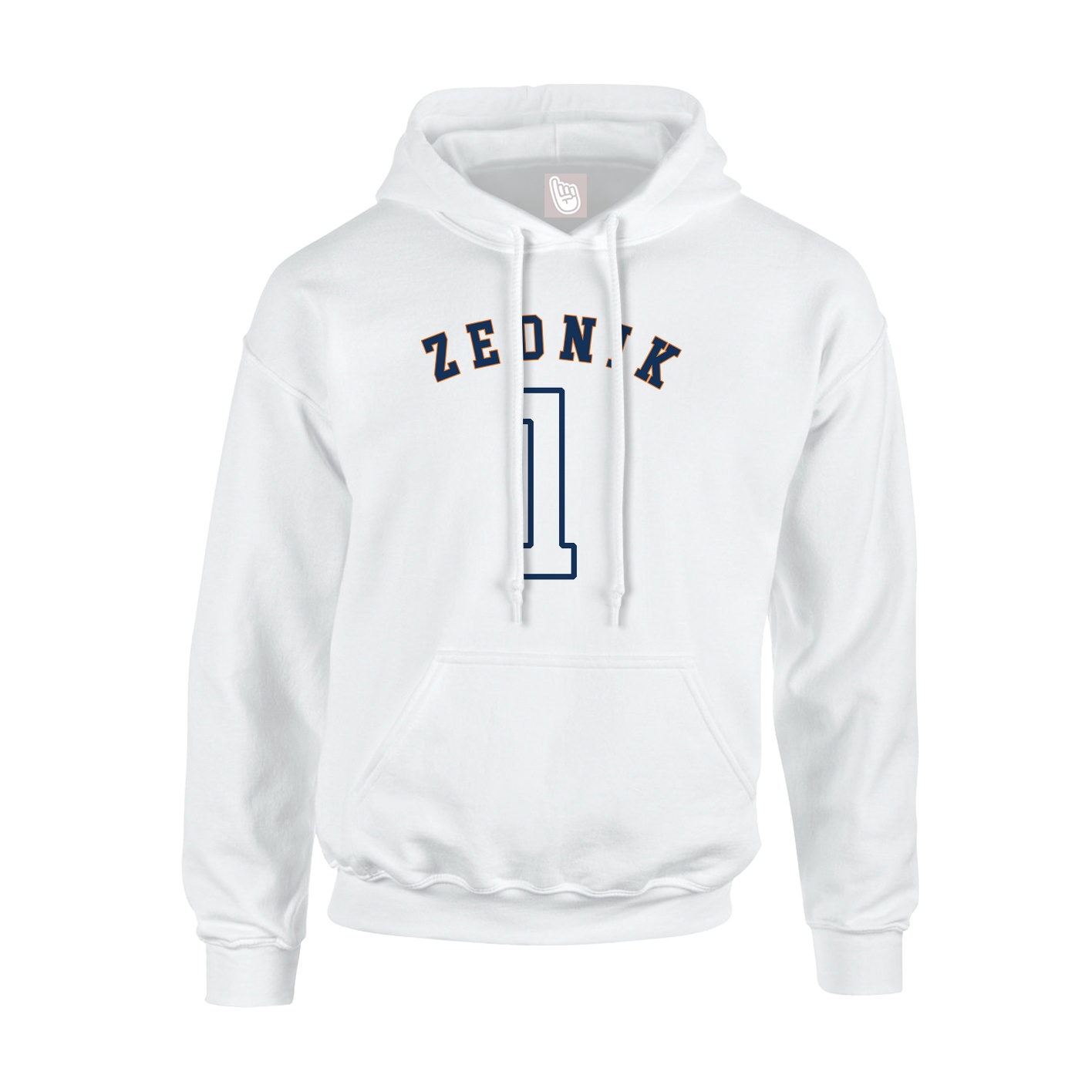 Hoodie — Shirsey Arch in White