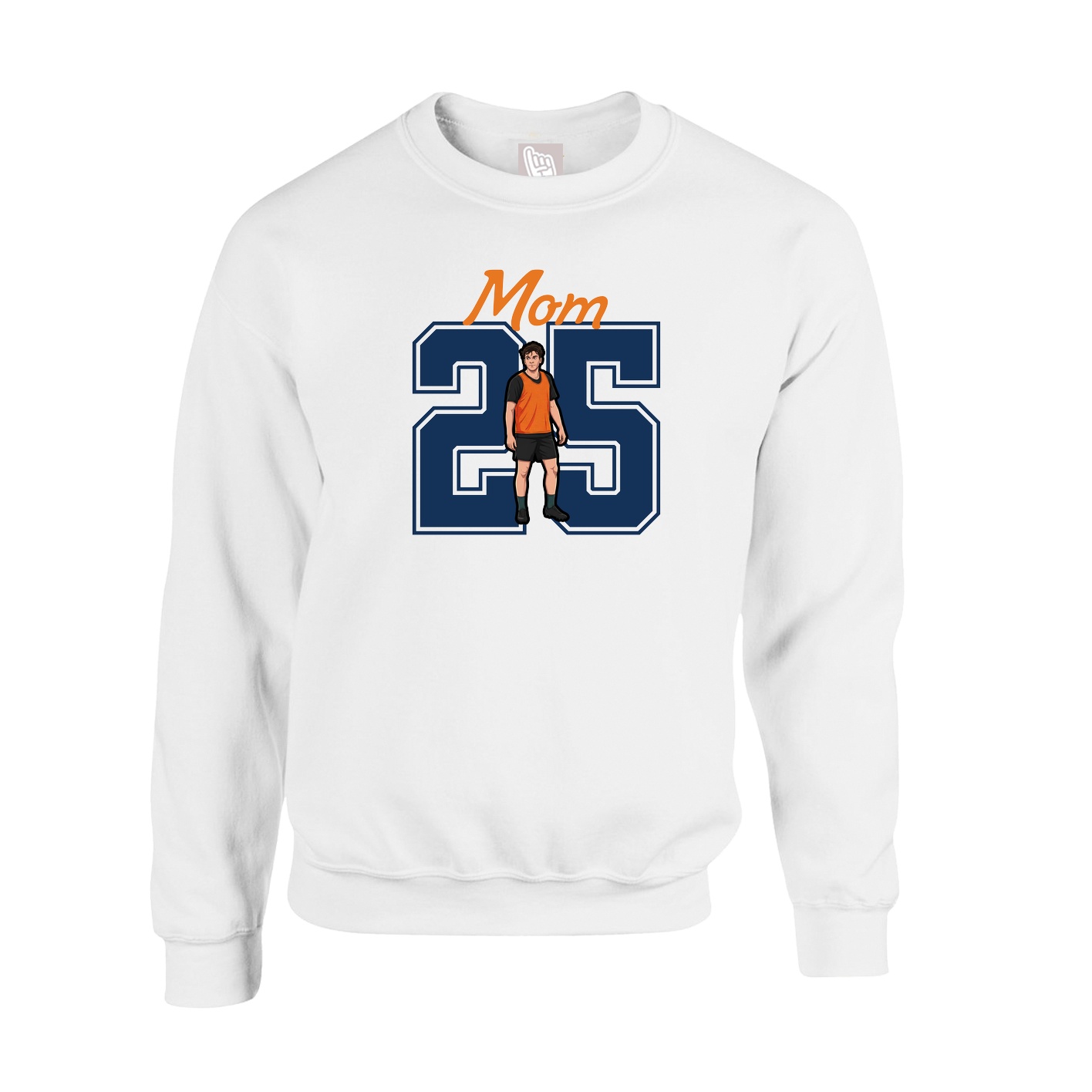 Fleece Crew — Mothers Day Shirsey in White