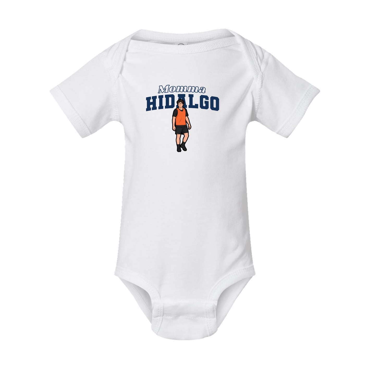 Baby Onesie — Mothers Day Block in White