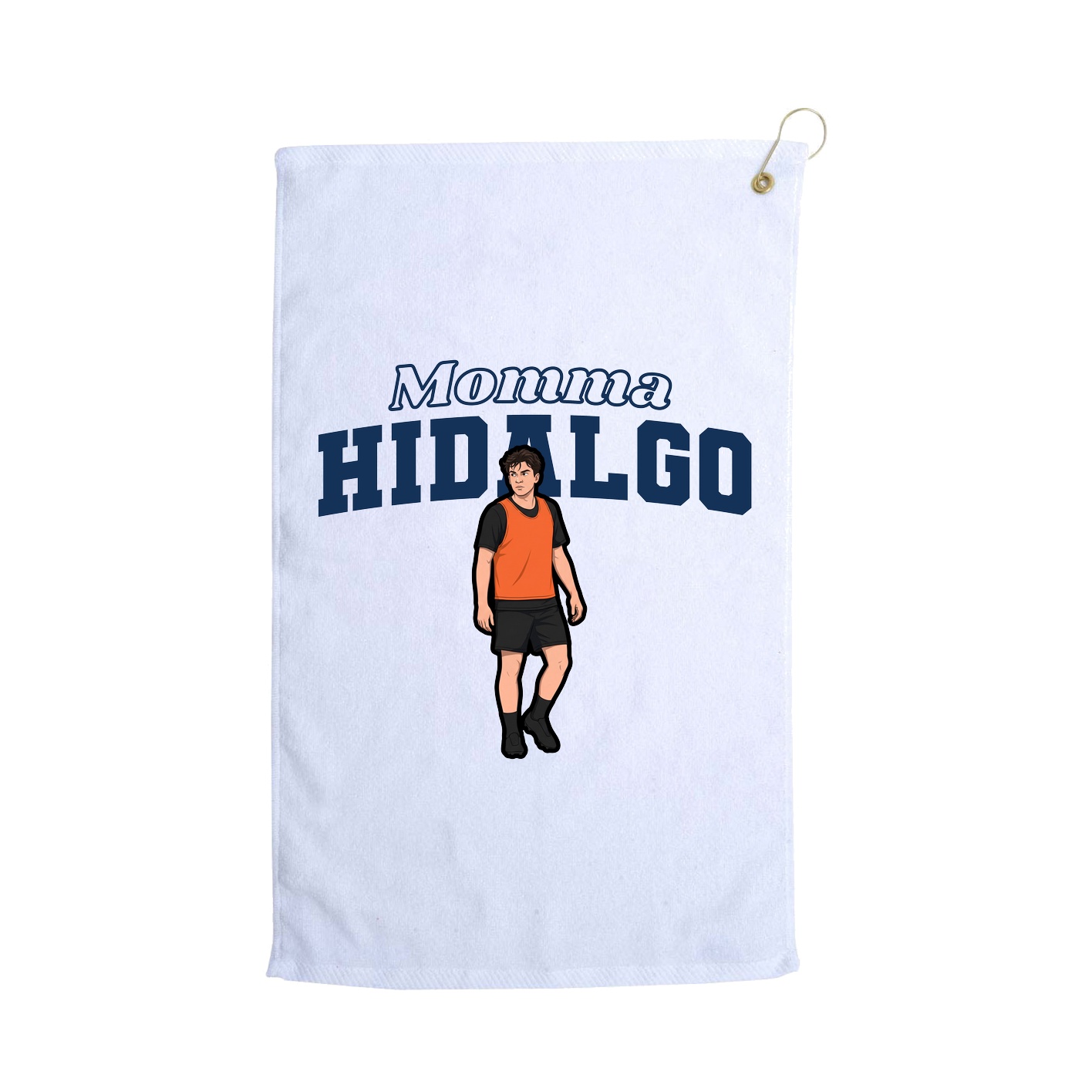 Golf Towel — Mothers Day Block in White