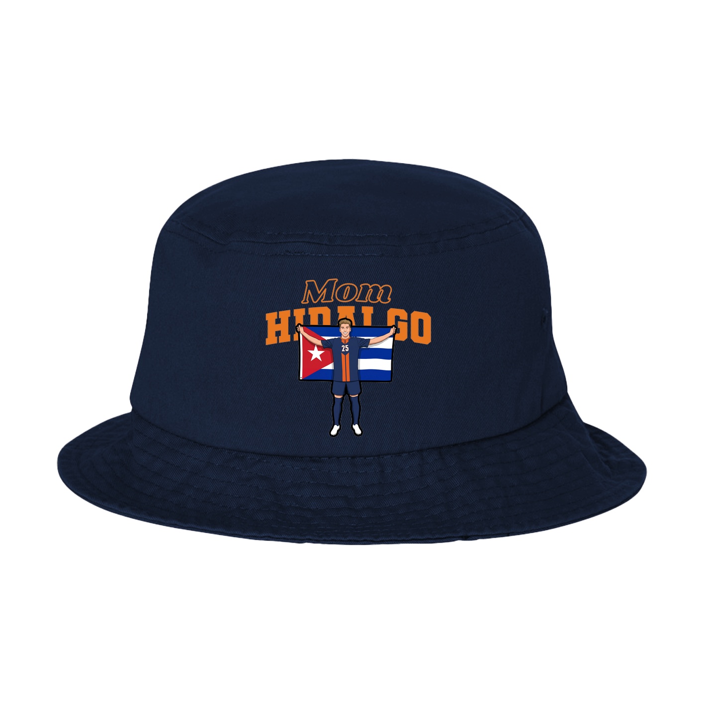 Bucket Cap — Mothers Day Block in Navy