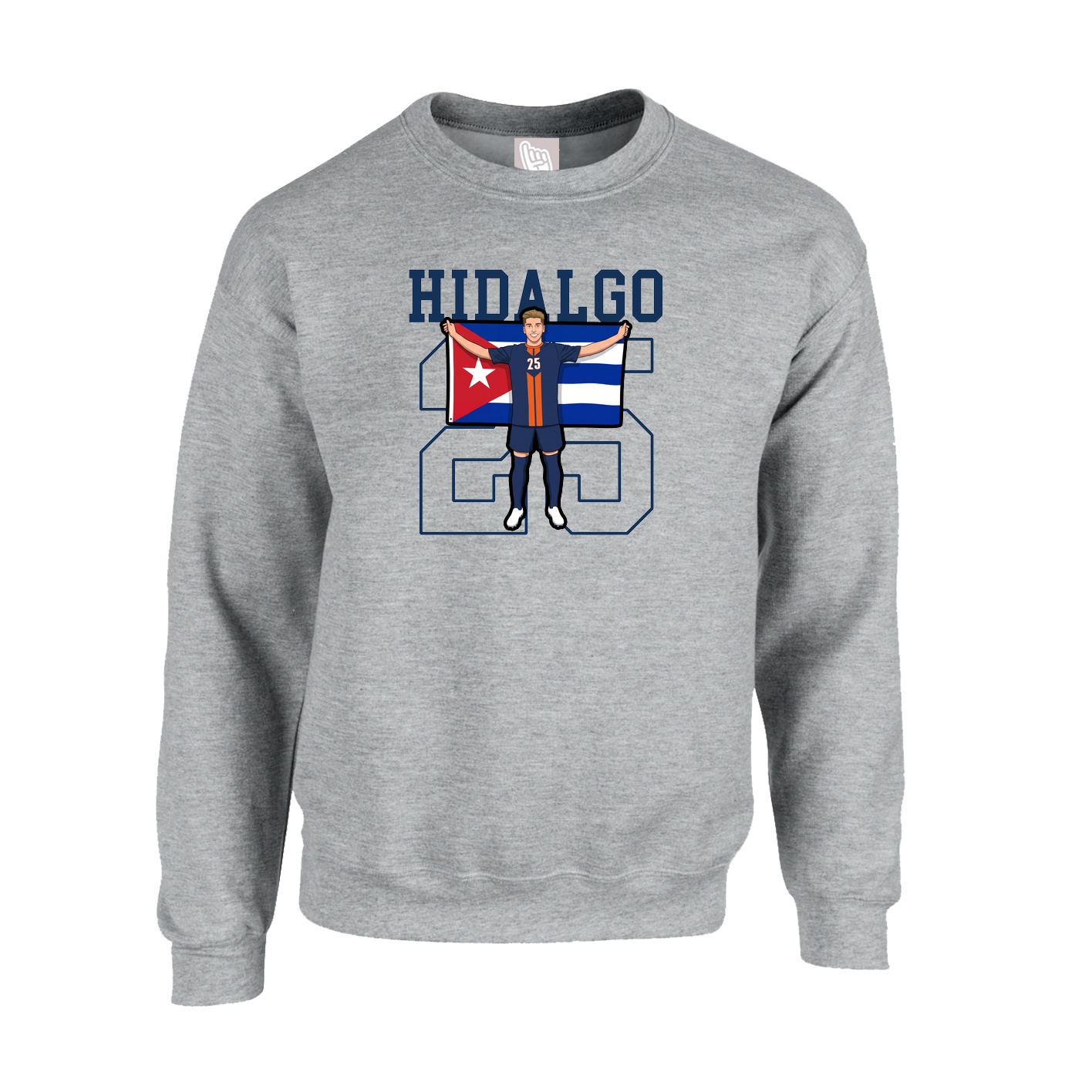 Fleece Crew — Shirsey in Grey