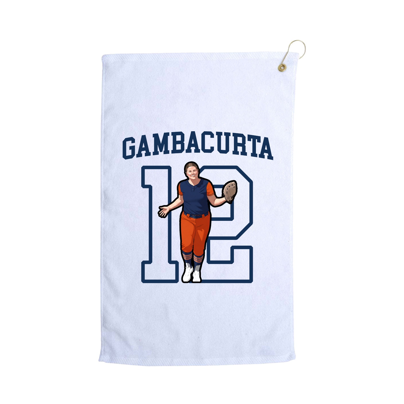 Golf Towel — Shirsey in White