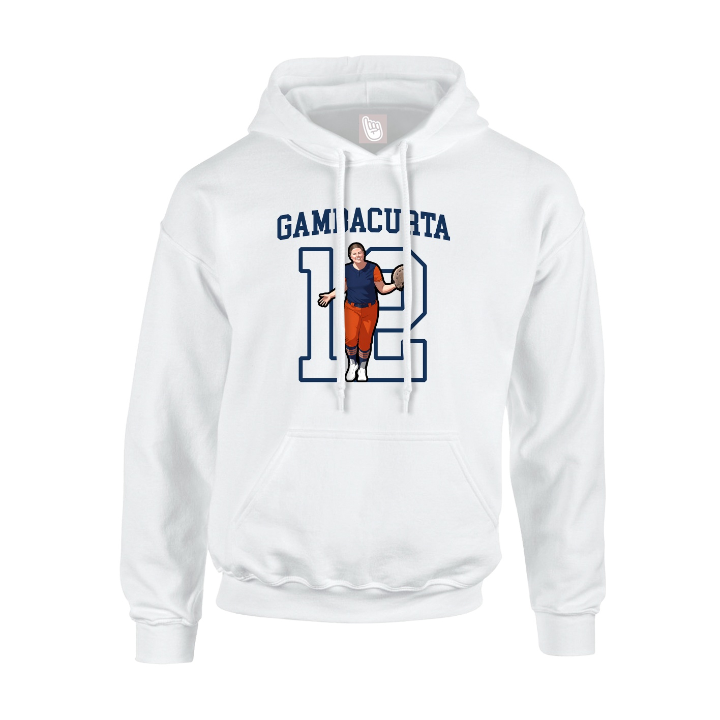 Hoodie — Shirsey in White