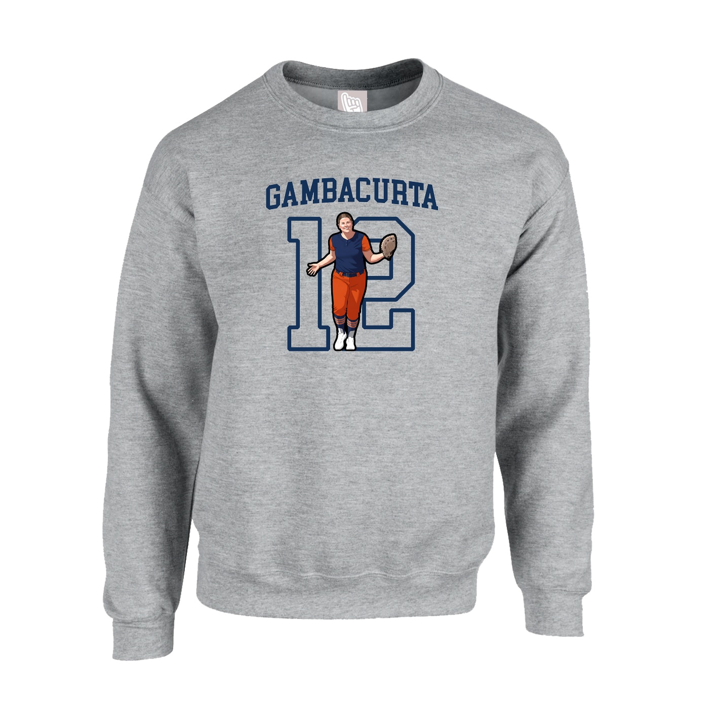 Fleece Crew — Shirsey in Grey