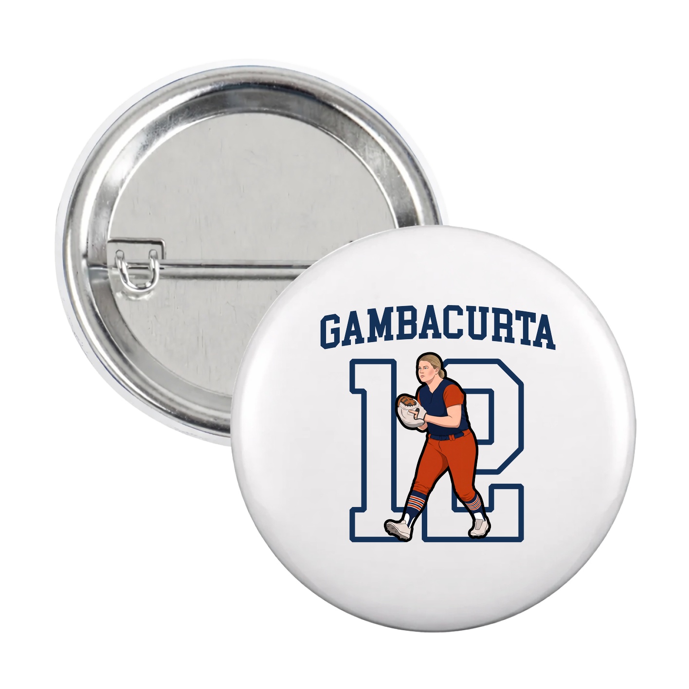 Game Day Button — Shirsey in White