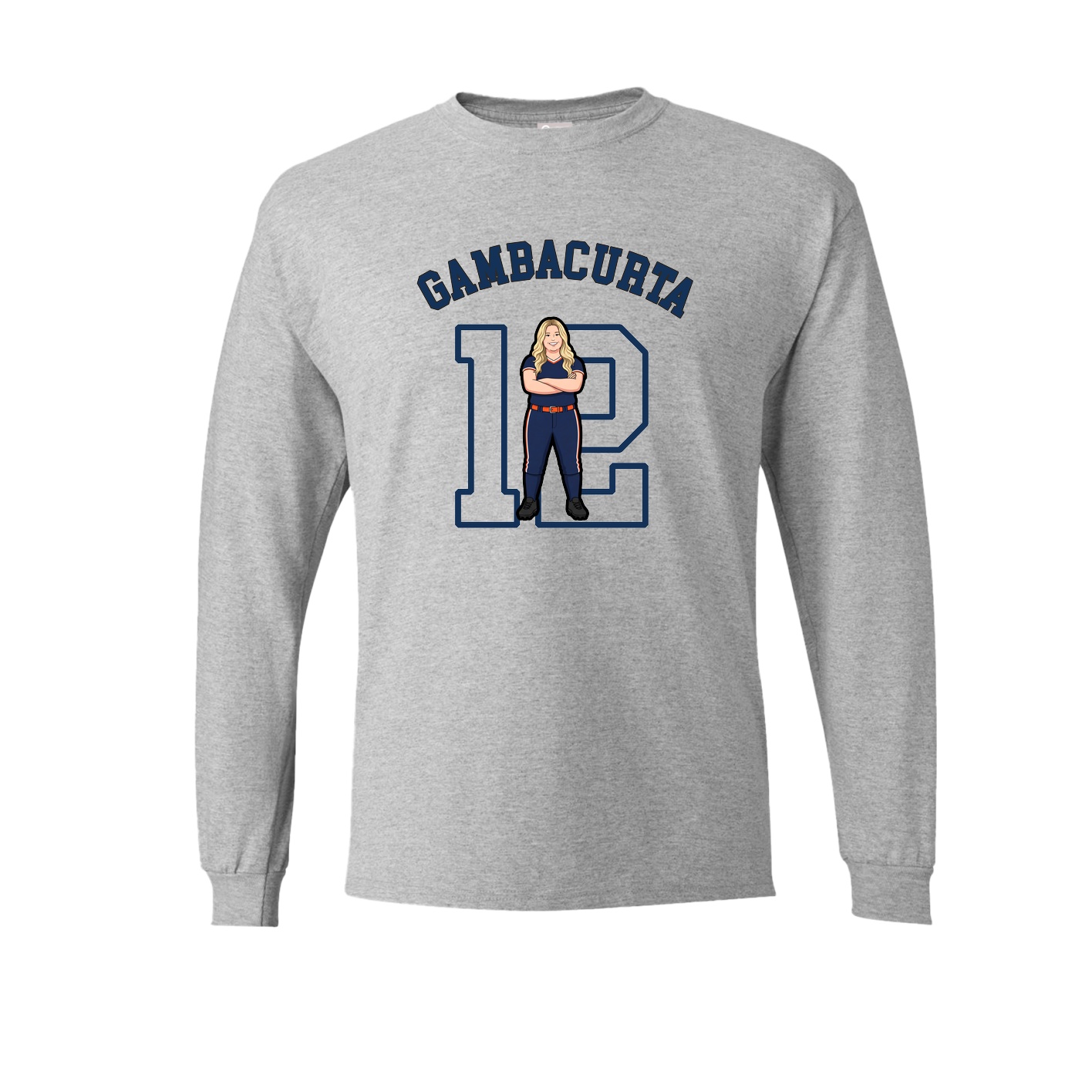 Long Sleeve Tee — Shirsey Arch in Grey