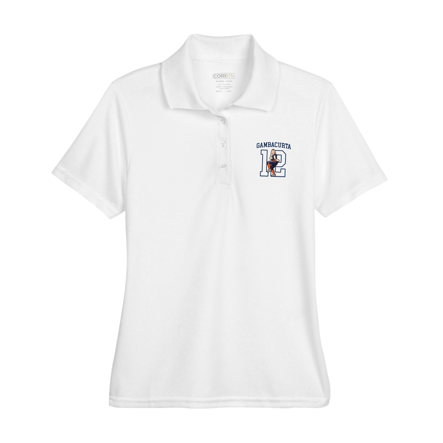 Womens Performance Polo — Shirsey in White